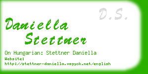 daniella stettner business card